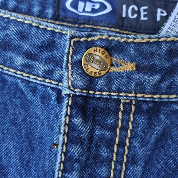 Ice Pole Denim Jeans Mens Vintage 38x32 - Picture 11 of 12